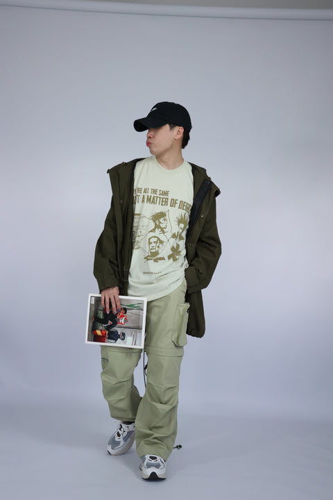DNA OVERSIZED TEE (PASTLE OLIVE)