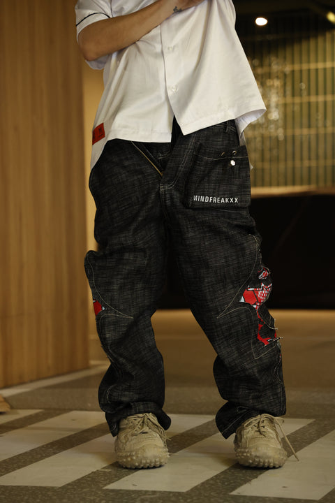(全球限量28件)OMQ SHADOW FREAKSTAR CARPENTER DENIM