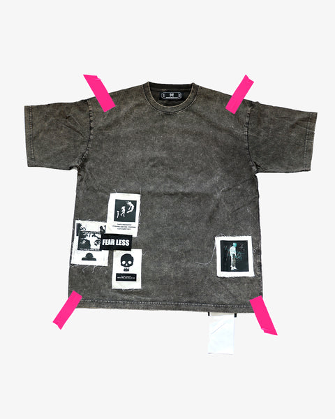 MINDBOARD ARTCHIVE, OVERSIZED PATCH TEE