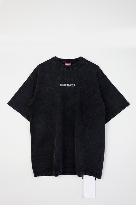 FREAKSTAR ESSENTIAL OVERSIZED TEE (STONE-WASHED BLACK)