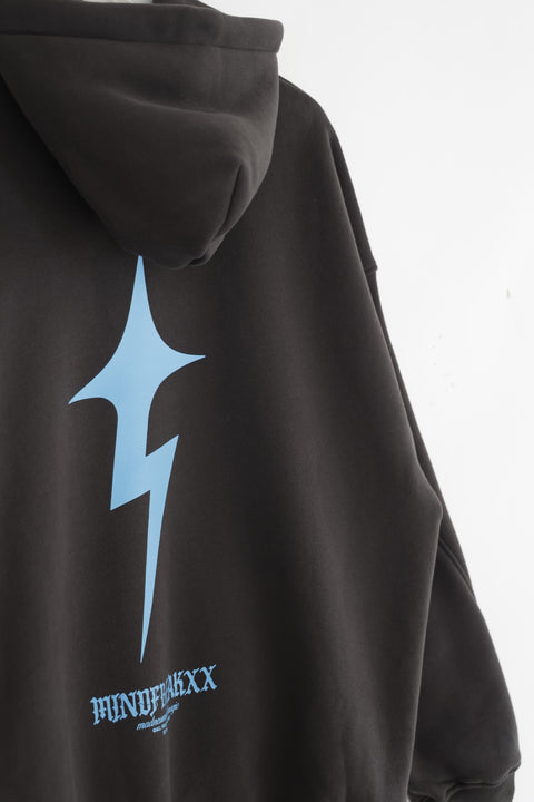 FREAKSTAR ESSENTIAL HOODIE (SKYBLUE ON GREY)