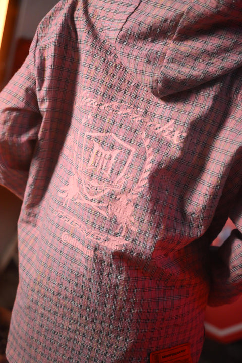 HYBRID TANG HOODED FLANNEL (BLUSH PINK)